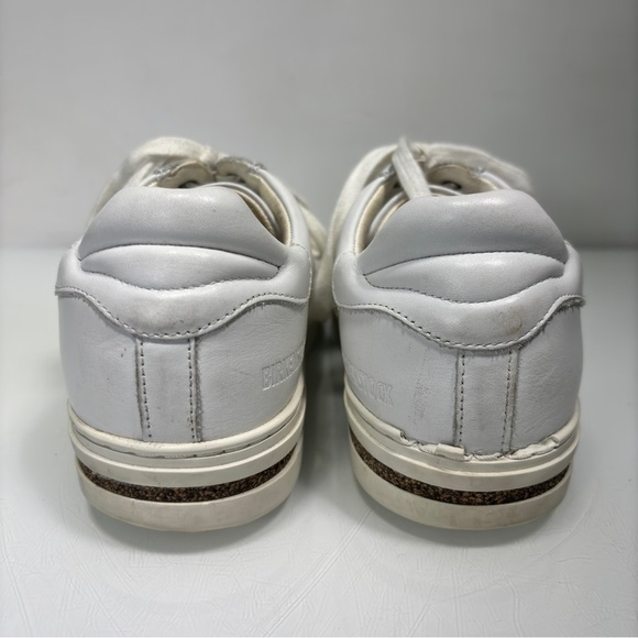 Birkenstock Bend White Leather Lace Up Sneaker White Size 36 - Picture 7 of 13